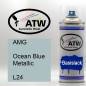 Preview: AMG, Ocean Blue Metallic, L24: 400ml Sprühdose, von ATW Autoteile West.